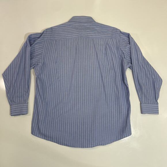 VTG Brooks Brothers Shirt Mens 15.5 3 Button Down Blue Traditional Fit USA Made - Picture 7 of 7